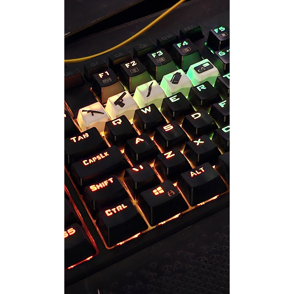 Kit Keycap Teclas CS:GO 5 Keycaps (SimplaGamer) | Shopee Brasil
