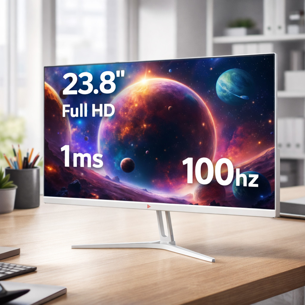Monitor 23.8 LED Full HD 1ms 100Hz Visão Expansiva HDMI VGA D-238/B ...