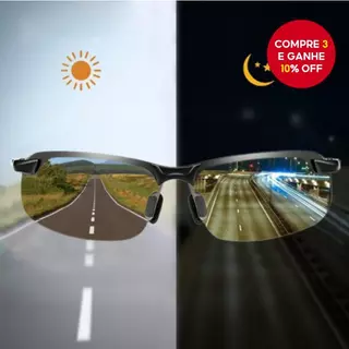 Óculos De Sol Polarizados Com Mudança De Cor Inteligente Para Dirigir , Uso Diurno E Noturno , Masculino , Antirreflexo em Oferta na Shopee