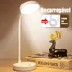 Luminária De Mesa LED Recarregável Com Luz Proteção Olho Usb Abajur Para Quarto Dormitório