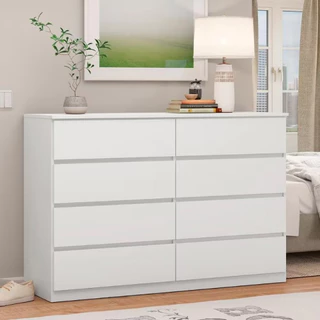 Cômoda Demóbile Sintra em MDP com 8 Gavetas em Oferta na Shopee