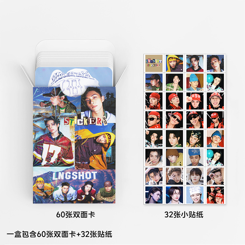 92 Unidades/Caixa LNGSHOT Photocards SHOT CALLERS KPOP LOMO Cartão