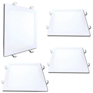 Kit 4 Painel de LED POP Luz Neutra Bivolt Avant 29cm 24W Instalçao Embutir Iluminação Geral em Oferta na Shopee