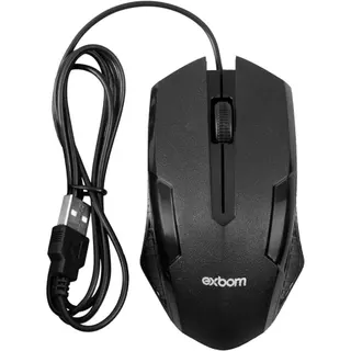 Mouse Óptico MS-71 Usb Para Computador Notebook Pc Desktop 1200dpi Preto Compacto