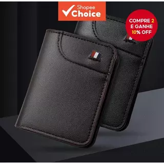 Carteira Vertical Ultrafina Masculina Mini Porta Cartão De Identificação Fino Capa Para Visita em Oferta na Shopee