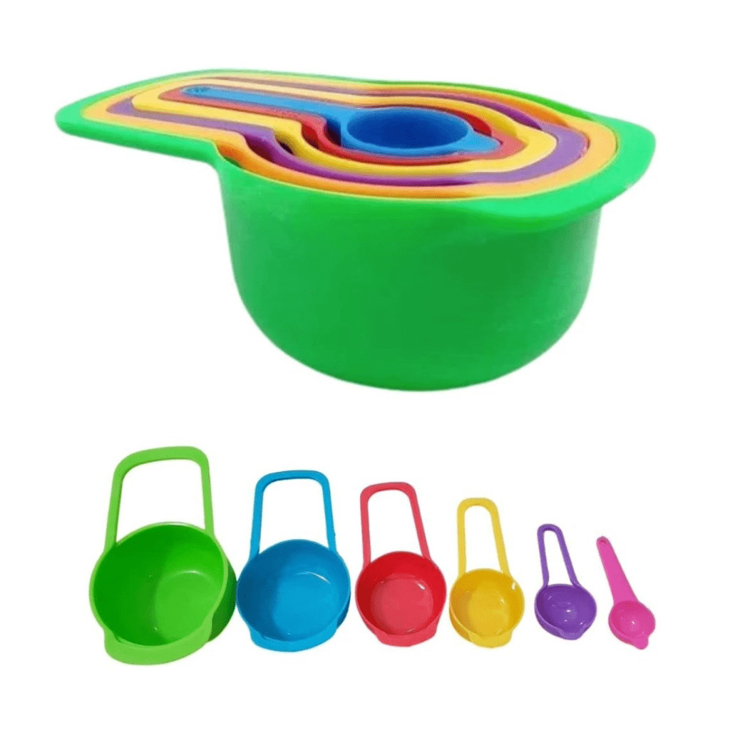 Colheres medidoras - 6 peças medida, medidor bolo cozinha co