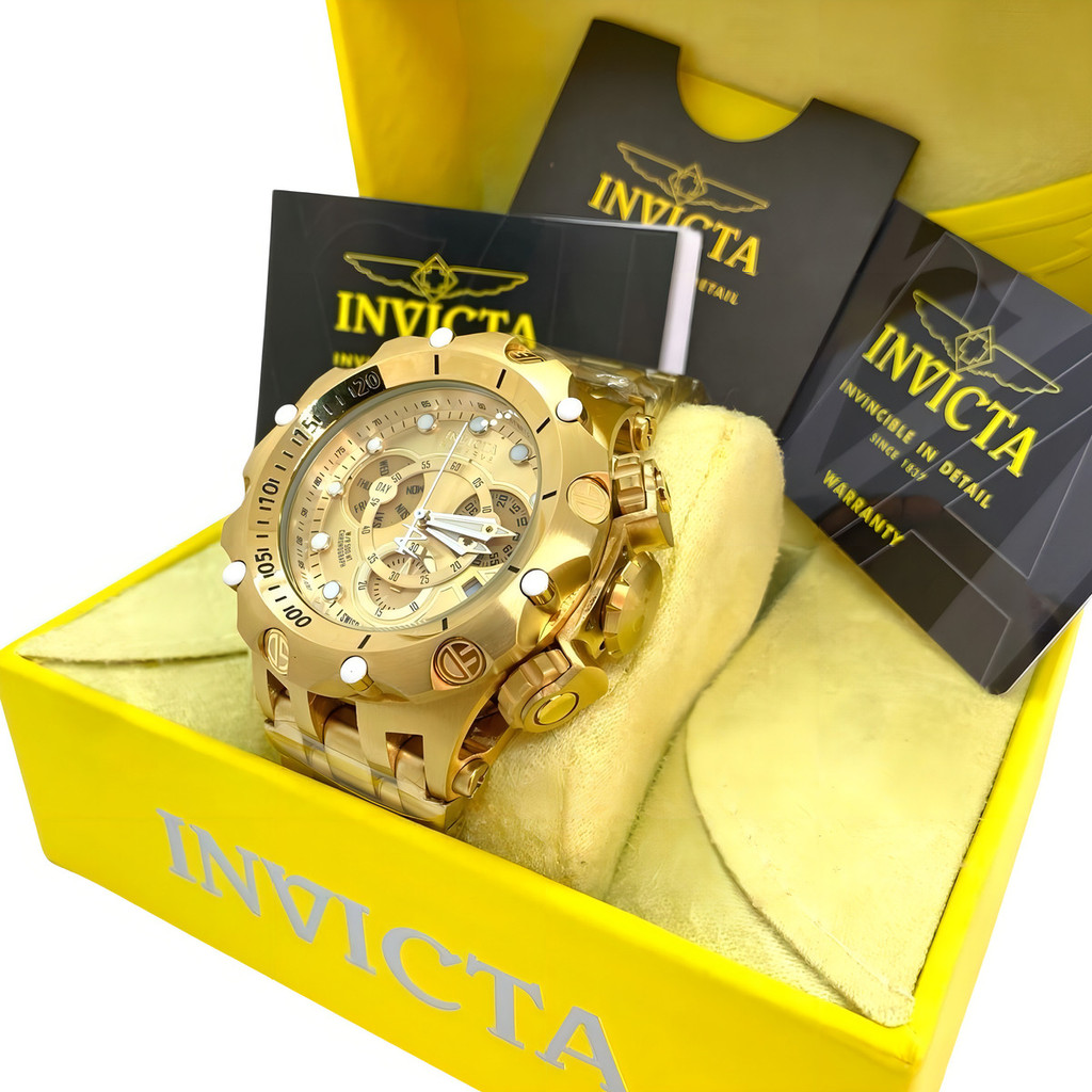Relógio Invicta Venon Hybrid 27792 Original Banhado Ouro 18k | Shopee ...