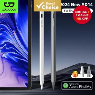 Caneta Stylus Goojodoq GD14 2025-iPad Encontre Minhas E Teclas Personalizadas Para Mini 5/6 , Air 4-Pro 11/12.9 (2018-20 em Oferta na Shopee