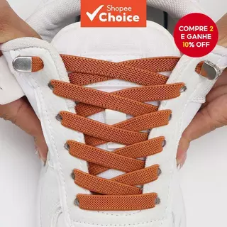 Atacadores de Sapatos Elásticos Planos para Tênis Lazer Crianças e Adultos Ao Ar Livre em Oferta na Shopee