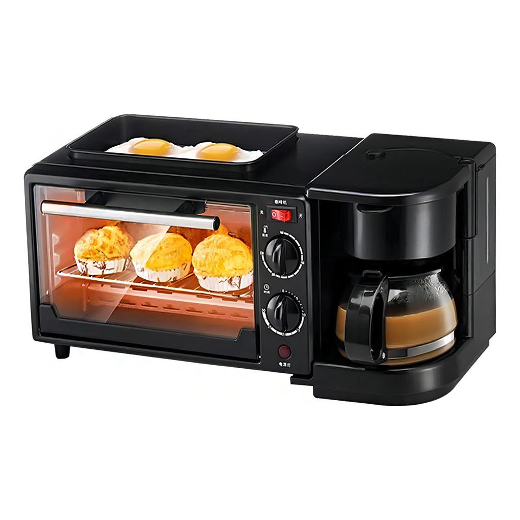 Forno De Bancada Elétrico 3 Em 1 Cafeteira Forno E Grill 110