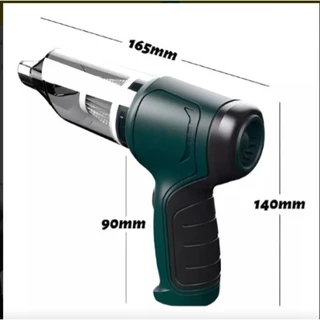 Aspirador Elétrico Portátil Sem Fio 9000Pa – Limpador Automotivo 3 Funções com Bateria Recarregável USB