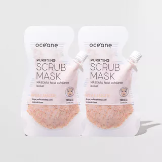 Kit Máscara Facial Esfoliante de Aveia e Abacate (2 Produtos) em Oferta na Shopee