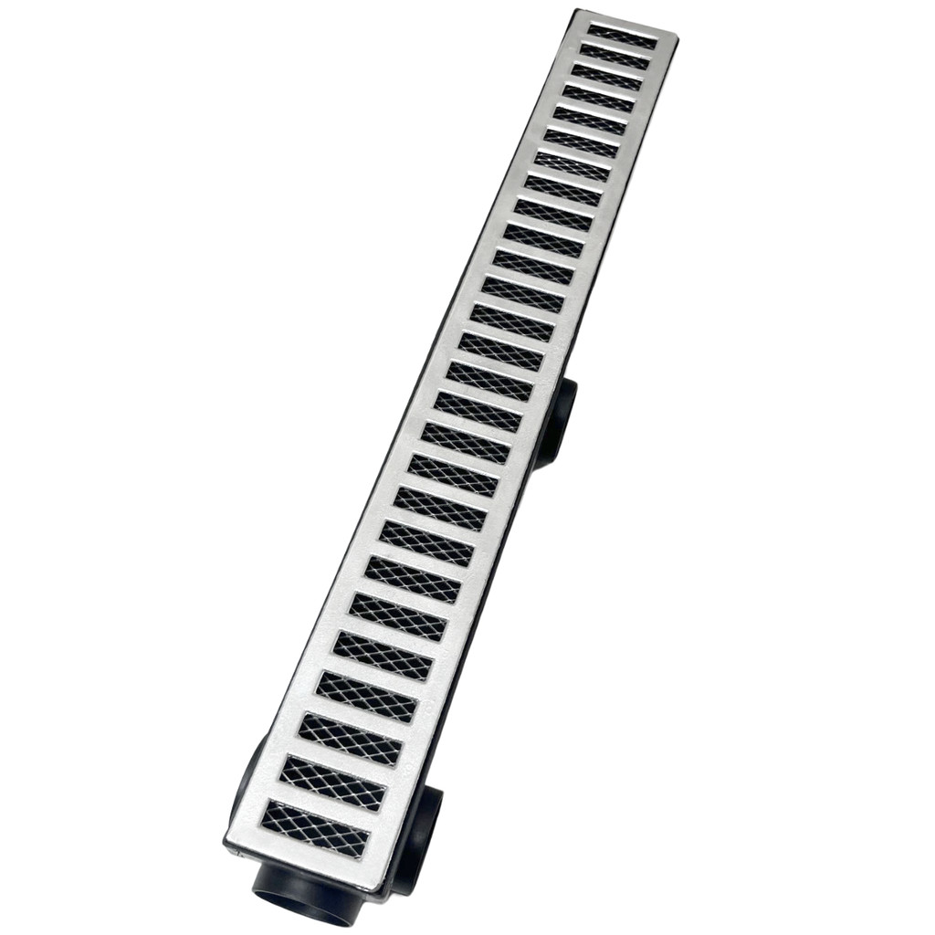 Ralo Linear 6x50 coletor preto com Tela Anti-insetos e Grelha em ...
