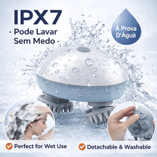 Massageador Elétrico Portátil para Cabeça, Ombros e Pescoço – Pequeno, Relaxante e Recarregável em Oferta na Shopee