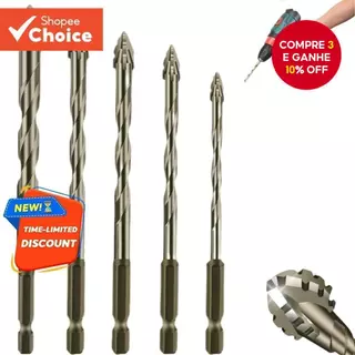 Conjunto De Brocas Excêntricas De Carboneto De Tungstênio 3 Unidades-Multifuncional Serrilhada De Quatro Gumes 6 Mm 8 10 em Oferta na Shopee