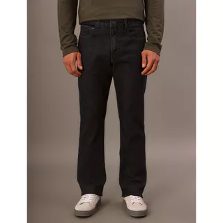 Calça Jeans Masculina Straight Boca Justa Calvin Klein Jeans - Azul Marinho em Oferta na Shopee