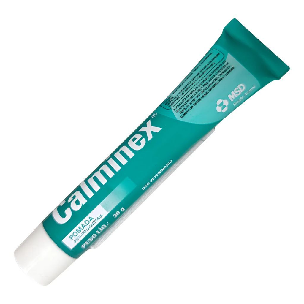 Calminex Pomada 30g Anti-inflamatório Uso Veterinário Dor | Shopee Brasil