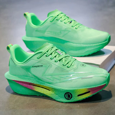 Nova Profissional Placa De Carbono Tênis De Corrida Maratona Moda Sapatos Para Homens E Mulheres 33-44