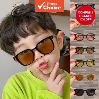 Óculos De Sol Quadrados Coreanos Da Moda Para Crianças Com Proteção UV400 Meninos E Meninas