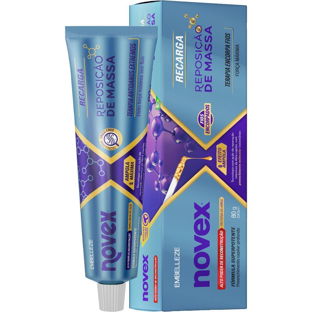 Máscara De Hidratação Novex Recarga Reposição De Massa | Shopee Brasil