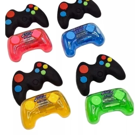 Kit Borracha e Apontador Controle Vídeo Game - Papelaria Fofa