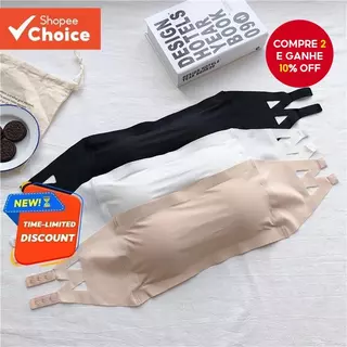 Sutiã De Seda Gelada De Verão – Lindo Design Sexy Sem Alças Nas Costas Para Mulheres em Oferta na Shopee