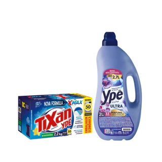 Kit Lava Roupas Primavera 2,2kg + Amaciante Aconchego 2L Ypê em Oferta na Shopee