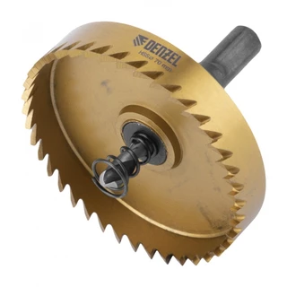 Serra copo para metal 70 mm revestimento em Nitreto de Titânio com suporte Denzel em Oferta na Shopee