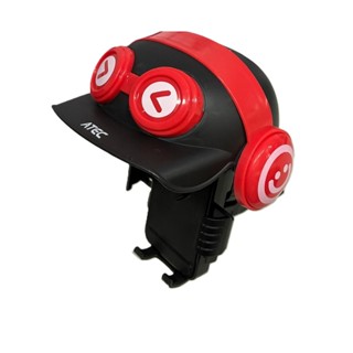 Suporte de Celular C/Mini Capacete de Proteção P/ Moto e Bicicleta