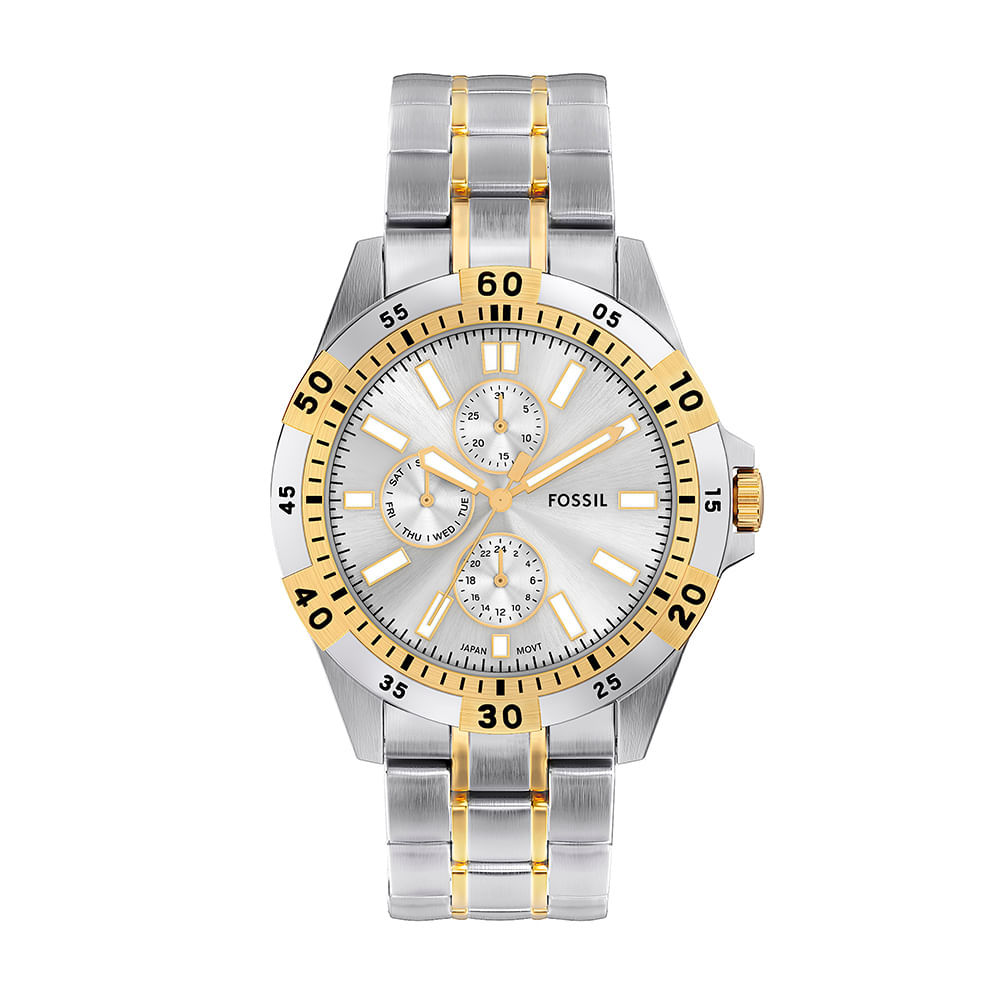 Relógio Fossil Masculino Garrett Bicolor - FS6148/1KN