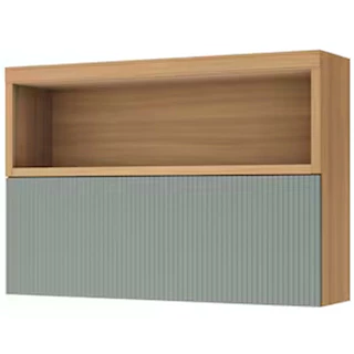 Armário Aéreo Marquesa em MDF 15mm com 1 Porta e 1 Prateleira Nesher em Oferta na Shopee