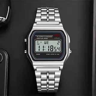Relógio Tipo Retro Vintage Digital LED Unissex Masculino Feminino Baratinho