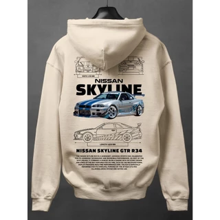 Moletom Exclusivo Skyline GT-R Brian O'Conner Velozes e Furiosos