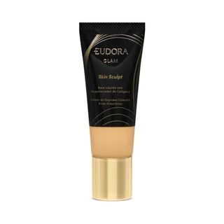 Eudora Glam Skin Sculpt Base Líquida Semi Matte Cor 35 30ml em Oferta na Shopee