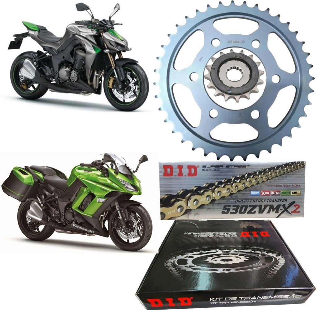 KIT RELAÇÃO DID PREMIUM KAWASAKI Z1000 / NINJA 1000 (2012-2024) 43