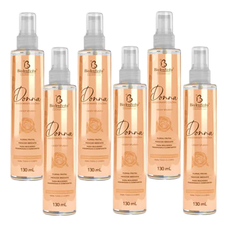 Kit 6x Desodorante Colônia Body Splash Donna 130ml