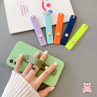 Suporte De Celular Móvel De Pulseira Para Capa De Volta Adesivos Suporte Multifuncional Silicone Push Pull KZJ003