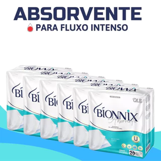 Absorvente Adulto Bionnix Unissex Kit Econômico com 6 Alta Retenção de Líquidos em Oferta na Shopee