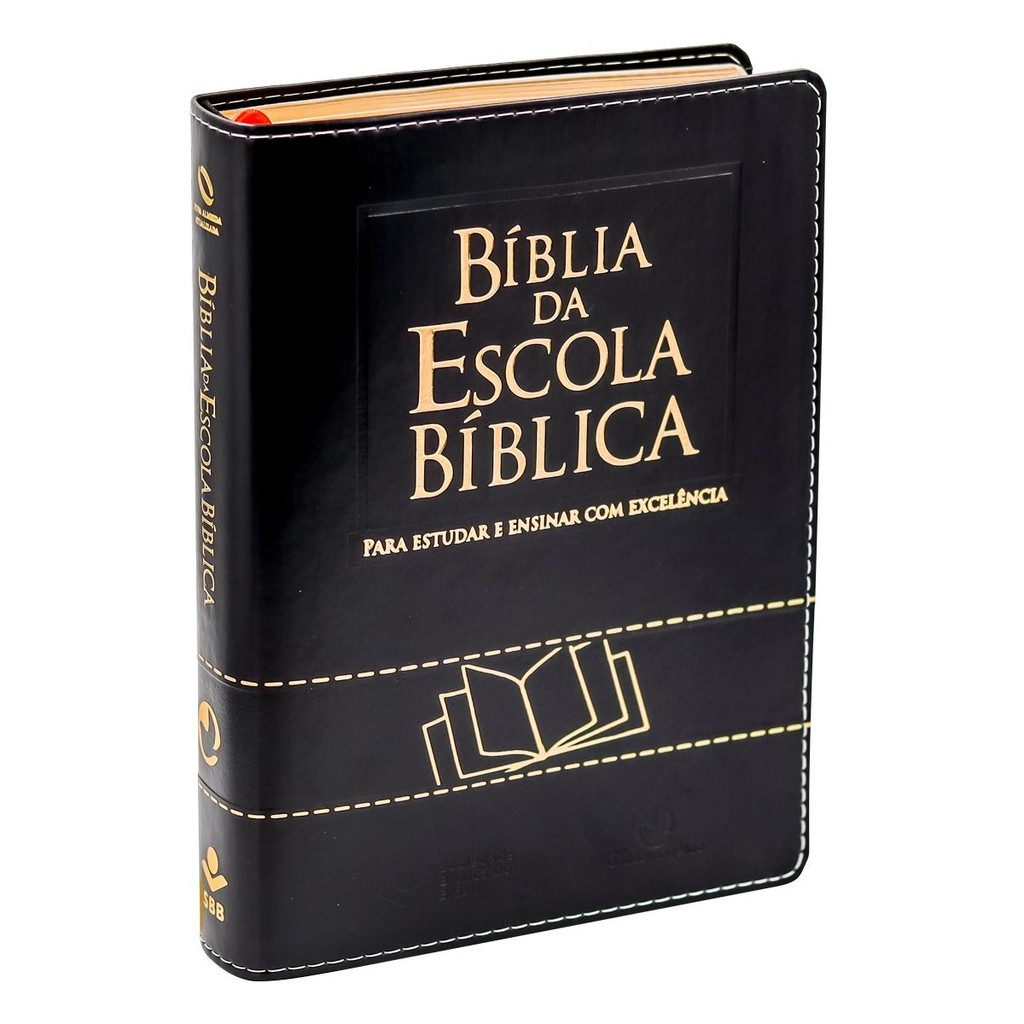 Bíblia Da Escola Bíblica Preta - NAA - GRANDE | Shopee Brasil