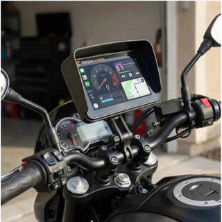 Multimídia para Moto CarPlay Android Auto Wireless | Tela 5” | IP68 | Torquehammer VPL-1016