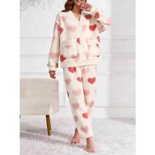 Pijama Feminino Soft Inverno Conjunto Cardigan e Calça  Moda Feminina Inverno, Pijama Quentinho, Confortável e Estiloso em Oferta na Shopee