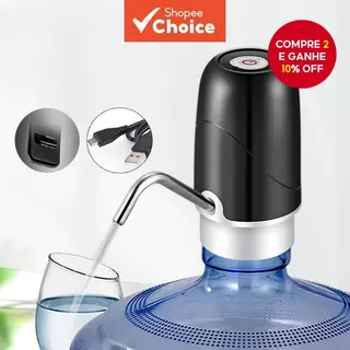 Bomba De Garrafa De Água Sem Fio-Elétrica Recarregável De 19l Portátil em Oferta na Shopee