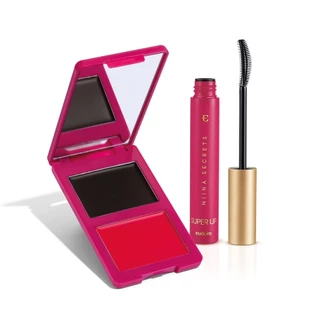 Combo Niina Secrets: Paleta Multifuncional Luminous Summer Cor 3 7g + Máscara para Cílios Super Up 8g em Oferta na Shopee