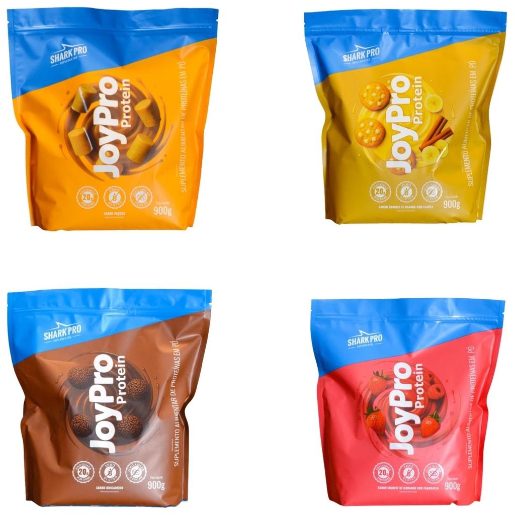 Whey Protein Joypro Refil 900g Shark Pro | Shopee Brasil