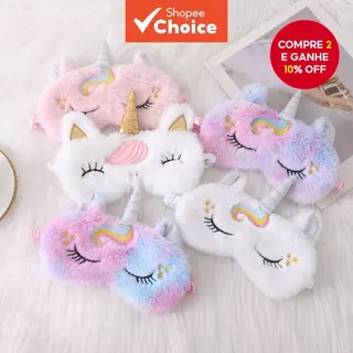 Máscara De Dormir De Unicórnio Para Crianças-Capa Fofa De Desenho Animado Viagens E Cochilos ​ em Oferta na Shopee