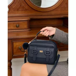 Bolsa Feminina Com Alça Lateral Transversal Faixa de Mão De Couro B736 DONG em Oferta na Shopee