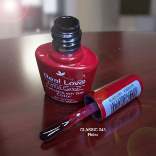 Esmalte em Gel Real Love Linha Classic – Vermelho REBU | Translucido em Oferta na Shopee