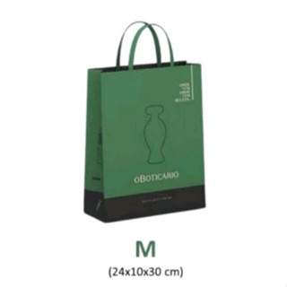 Kit com 10 Sacolas O Boticário TAM M em Oferta na Shopee