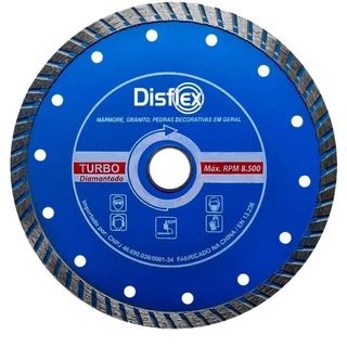 Disco diamantado turbo 230 mm para concreto - 21.013 Disflex em Oferta na Shopee
