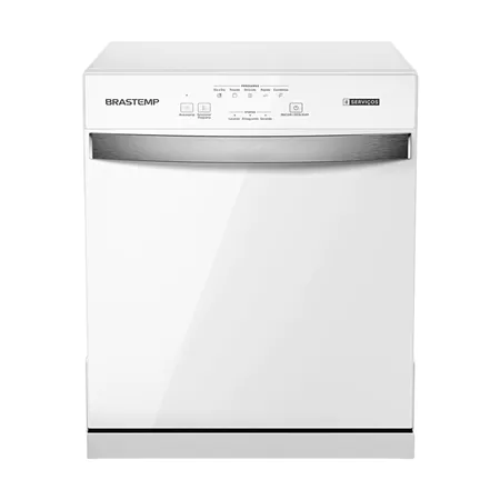 Lava louças Brastemp branca vista frontal